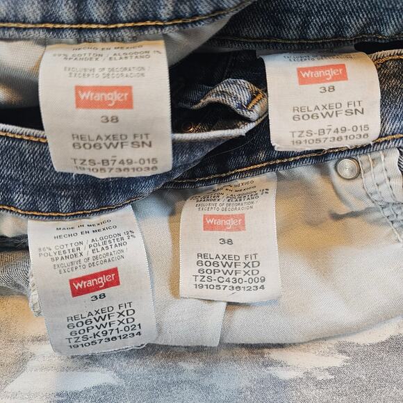 4 Wrangler Denim Shorts Halloween Costume Distressed Destroyed Thrashed Men's 38 - Picture 10 of 12